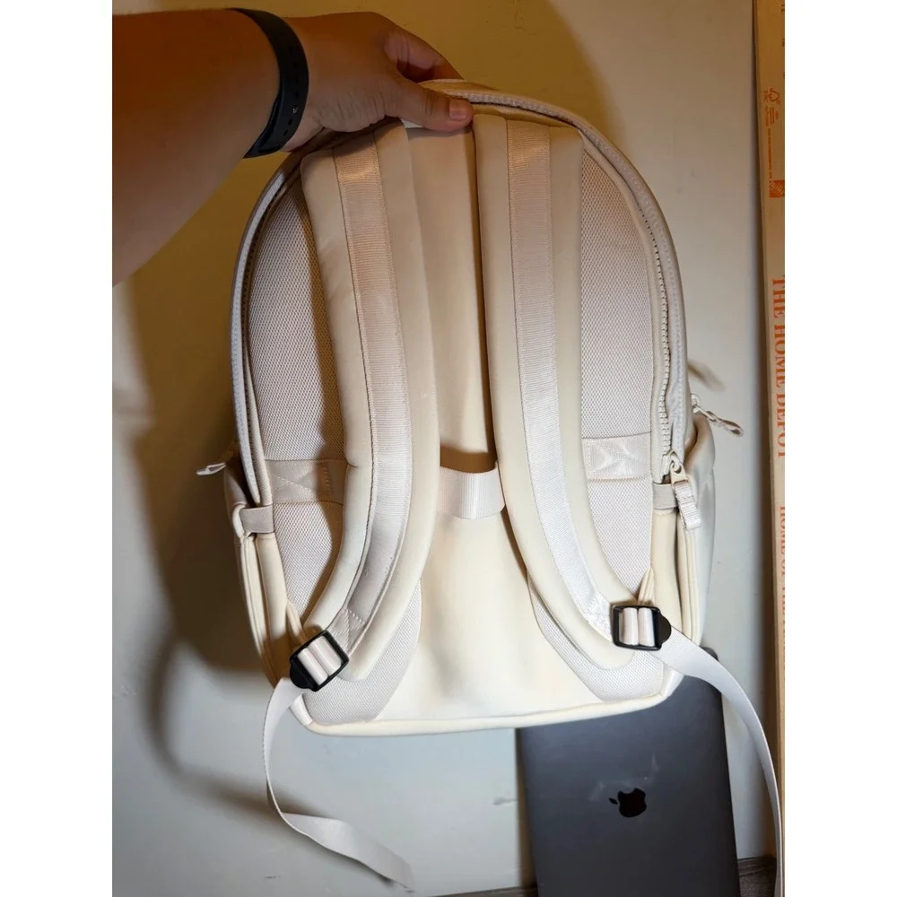 All in Motion Backpack Neoprene Minimalist Cream Beige